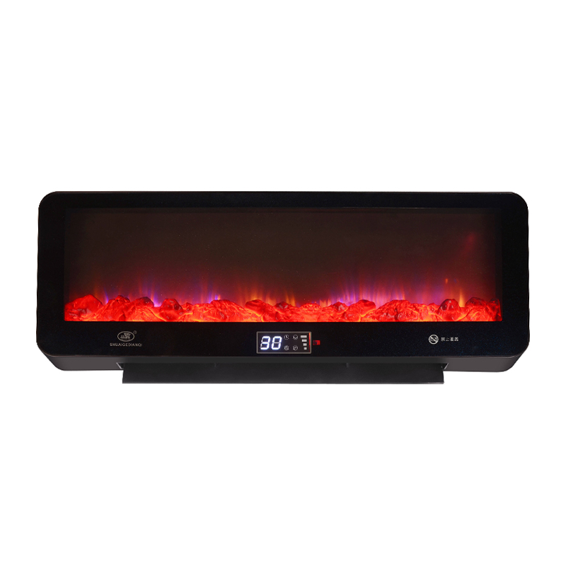 Snabb värme 3300W svart fläktvärmare med låga skärm